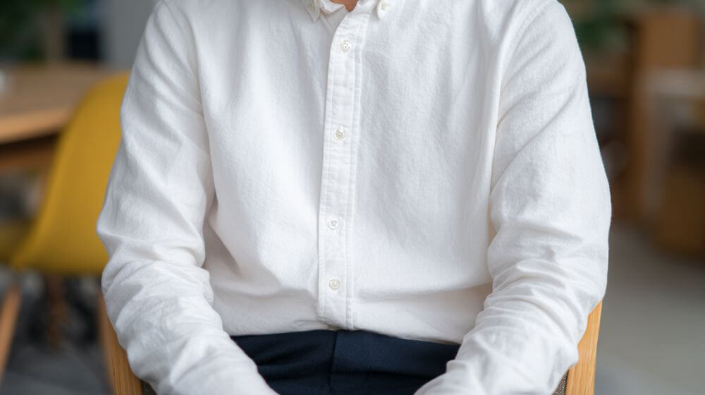 インタビューを受ける荻野 俊哉さん