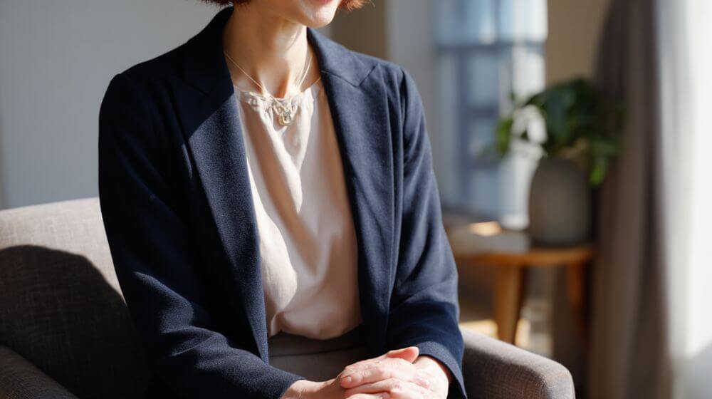 家を手放したインタビューを受ける篠原 麻衣子さん